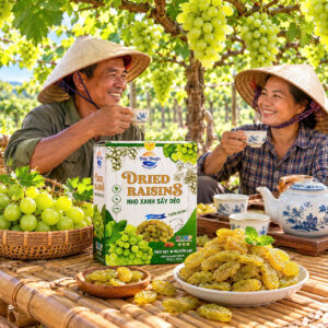 Nho đỏ - Nho xanh sấy dẻo tách hạt & nguyên hạt - OCOP ⭐️⭐️⭐️